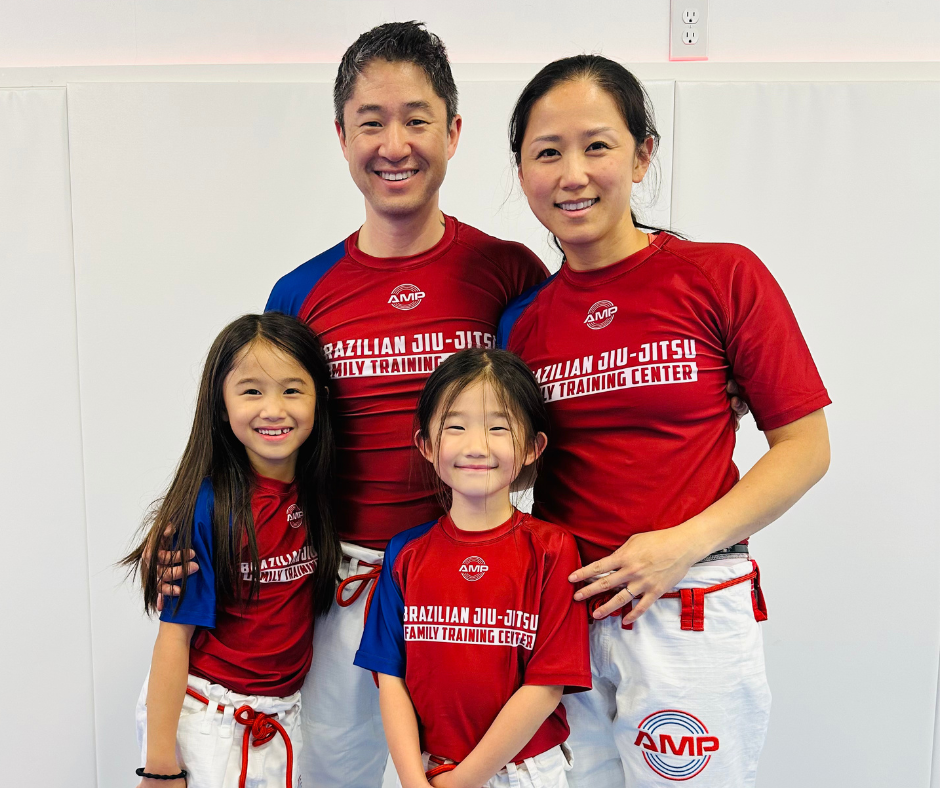 AMP BJJ student and parent bonding through parent-child conversations after Jiu-Jitsu class